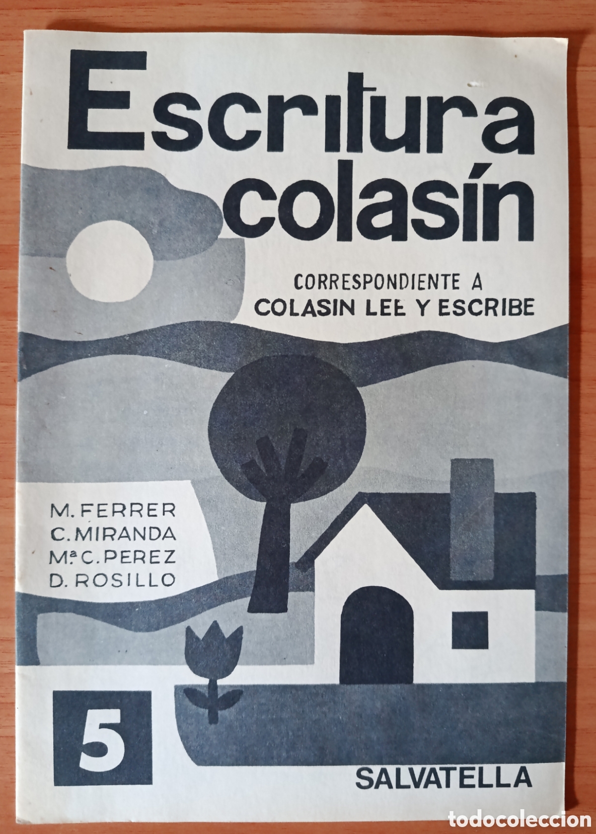 Libros de segunda mano: Cuadernillo escolar Escritura Colasin num. 5 Ed Salvatella, sin usar