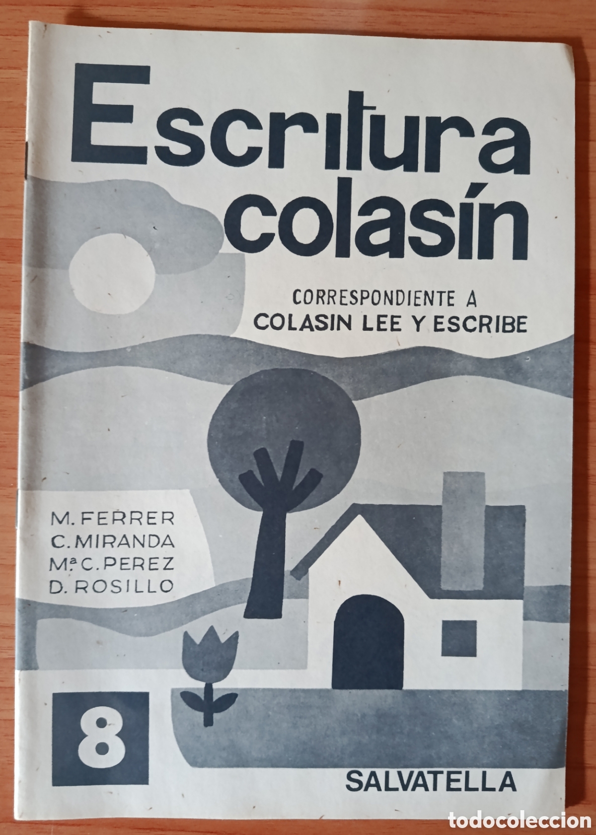 Libros de segunda mano: Cuadernillo escolar Escritura Colasin num. 8 Ed Salvatella, sin usar