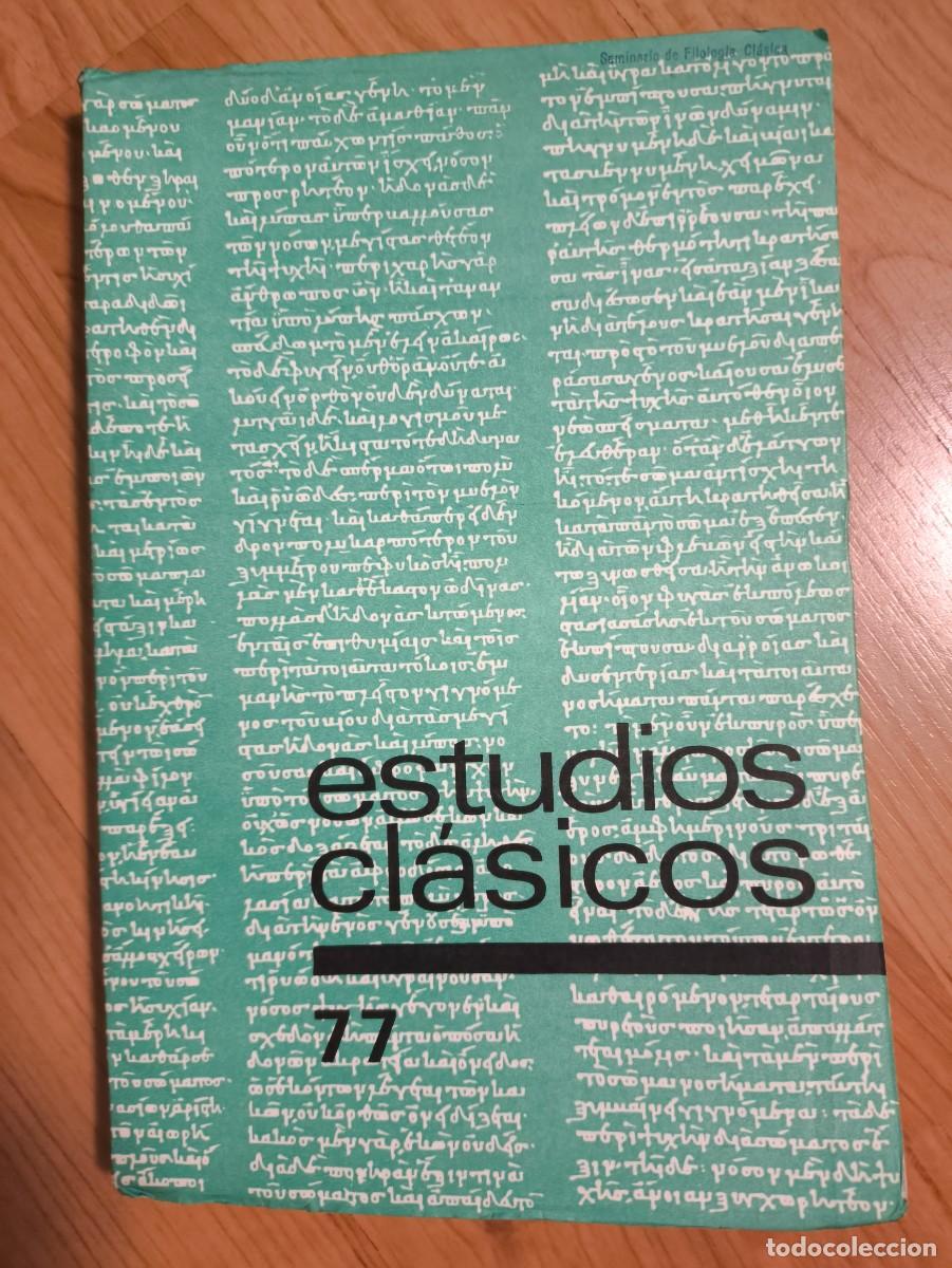 Libros de segunda mano: Estudios Cl&aacute;sicos 77 - Foto 1