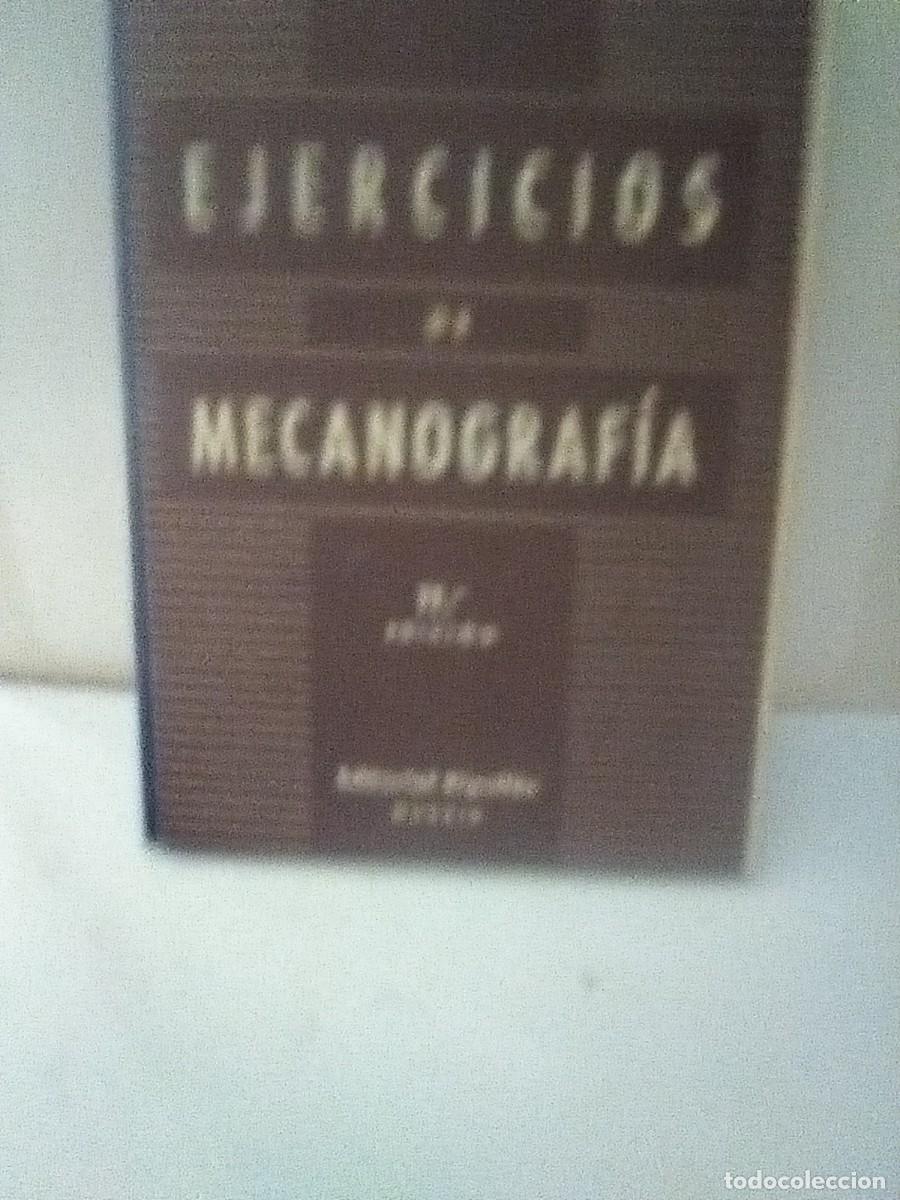 Libros de segunda mano: EJERCICIO DE MECANOGRAFIA POR MANUEL RIPOLLES VAQUEZ 11 EDICION A&Ntilde;O 1965