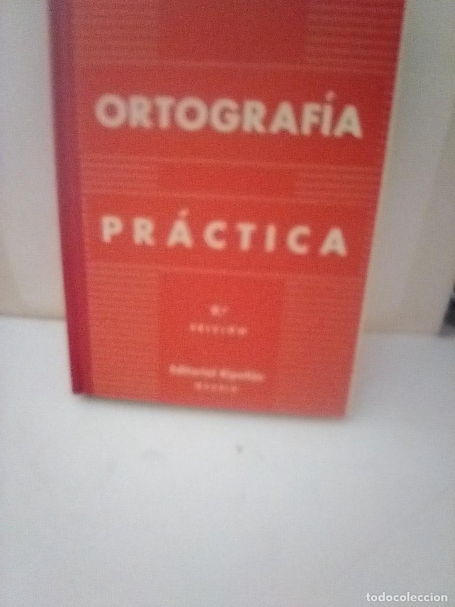 Libros de segunda mano: ORTOGRAFIA PRACTICA MANUEL RIPOLLES VAQUEZ 9 EDICION A&Ntilde;O 1965