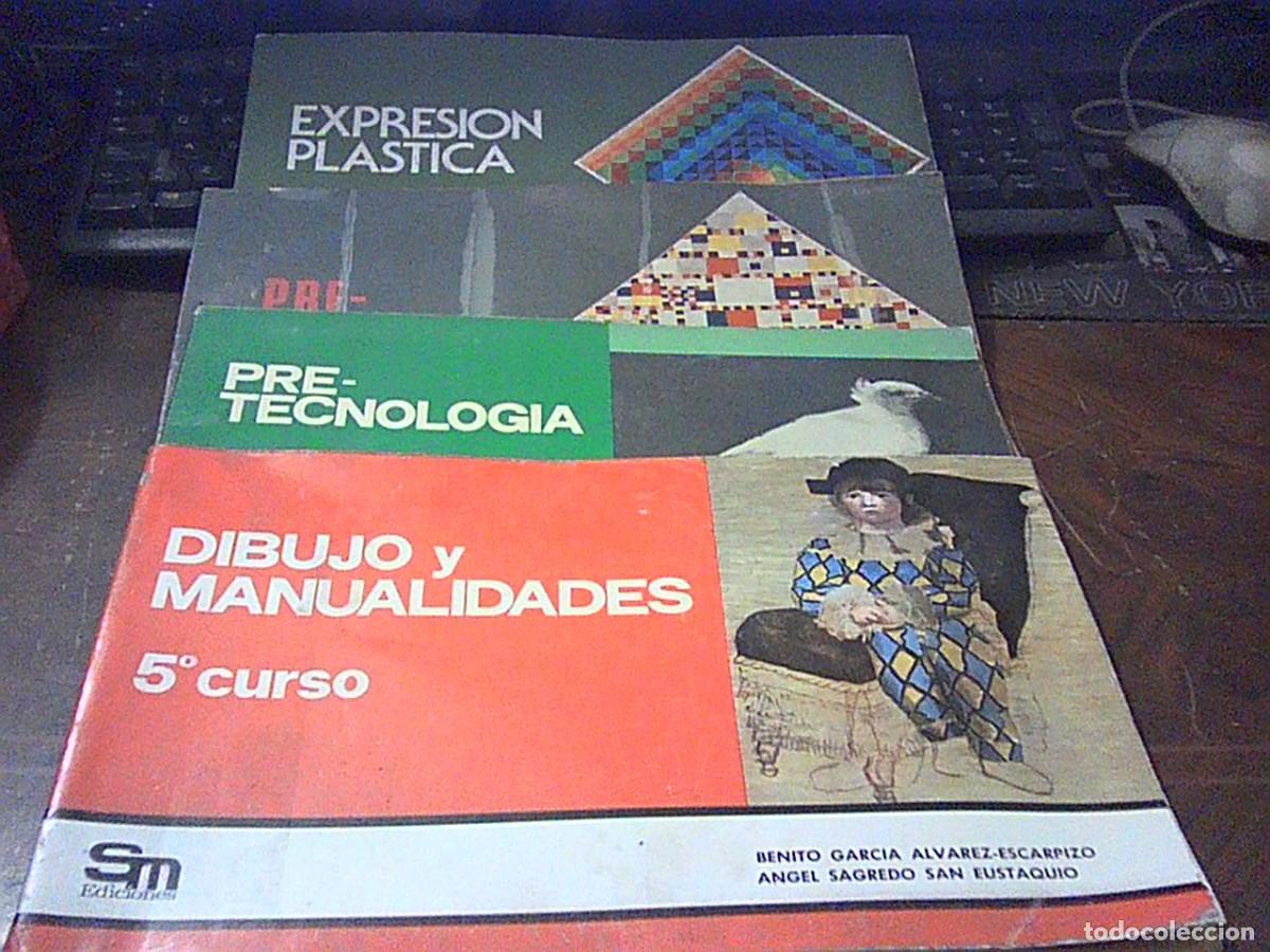 Libros de segunda mano: Lote 4 libros de textos Expresi&oacute;n Pl&aacute;stica, ver fotos y leer contenido