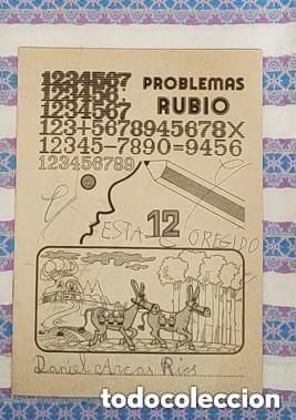 Libros de segunda mano: CUADERNO PROBLEMAS RUBIO N 12 - USADO