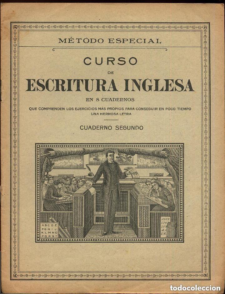 Libros de segunda mano: CUADERNO COLEGIO - METODO ESPECIAL CURSO DE ESCRITURA INGLESA
