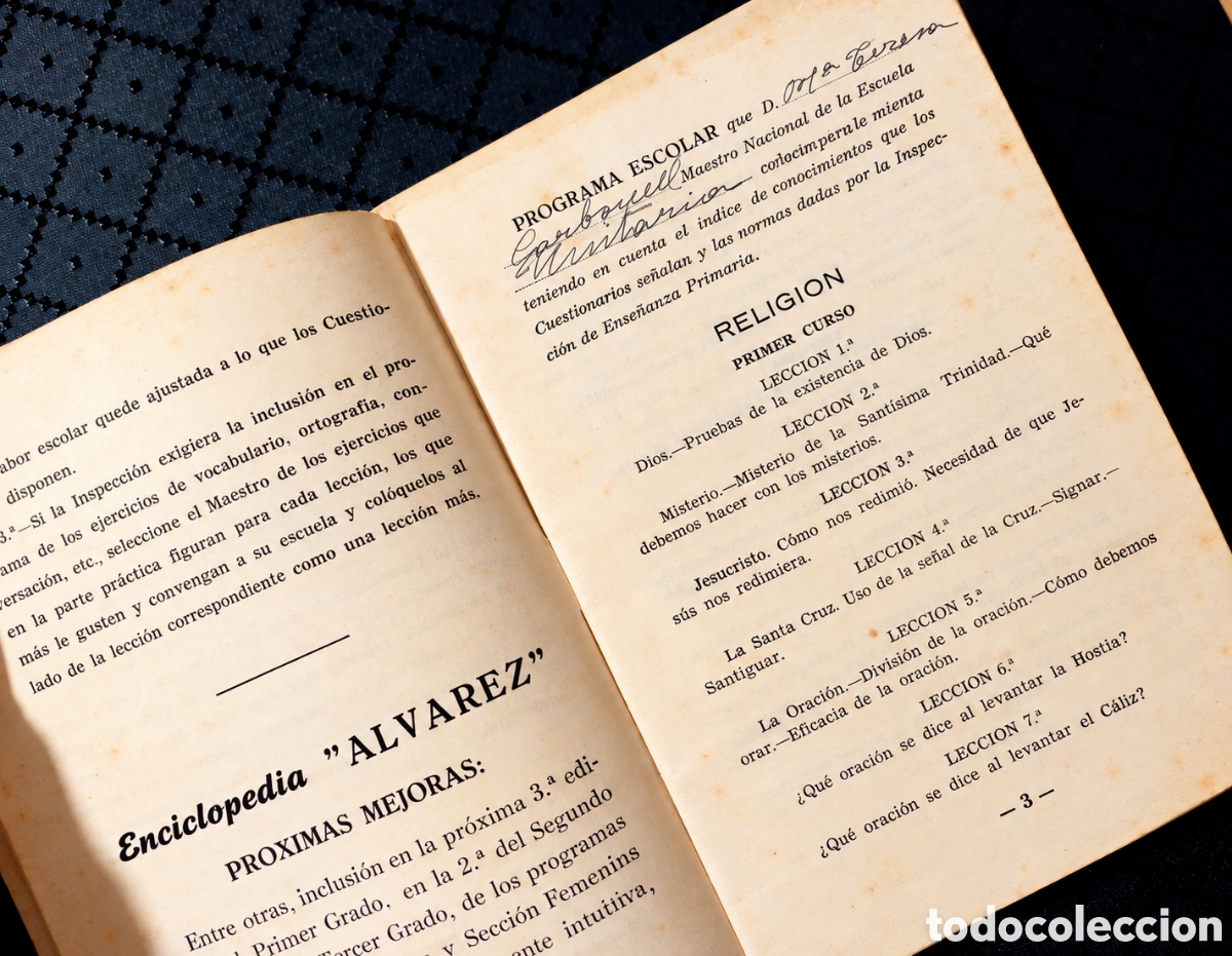Libros de segunda mano: Programa Escolar oficial 1954 libro antiguo - Foto 7