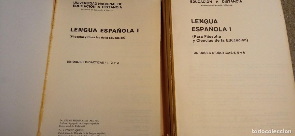 Libros de segunda mano: Uned, Lengua Espa&ntilde;ola - Foto 2