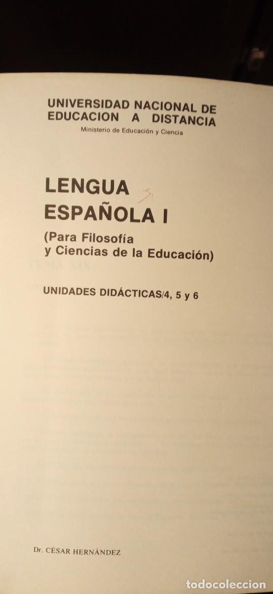 Libros de segunda mano: Uned, Lengua Espa&ntilde;ola - Foto 5