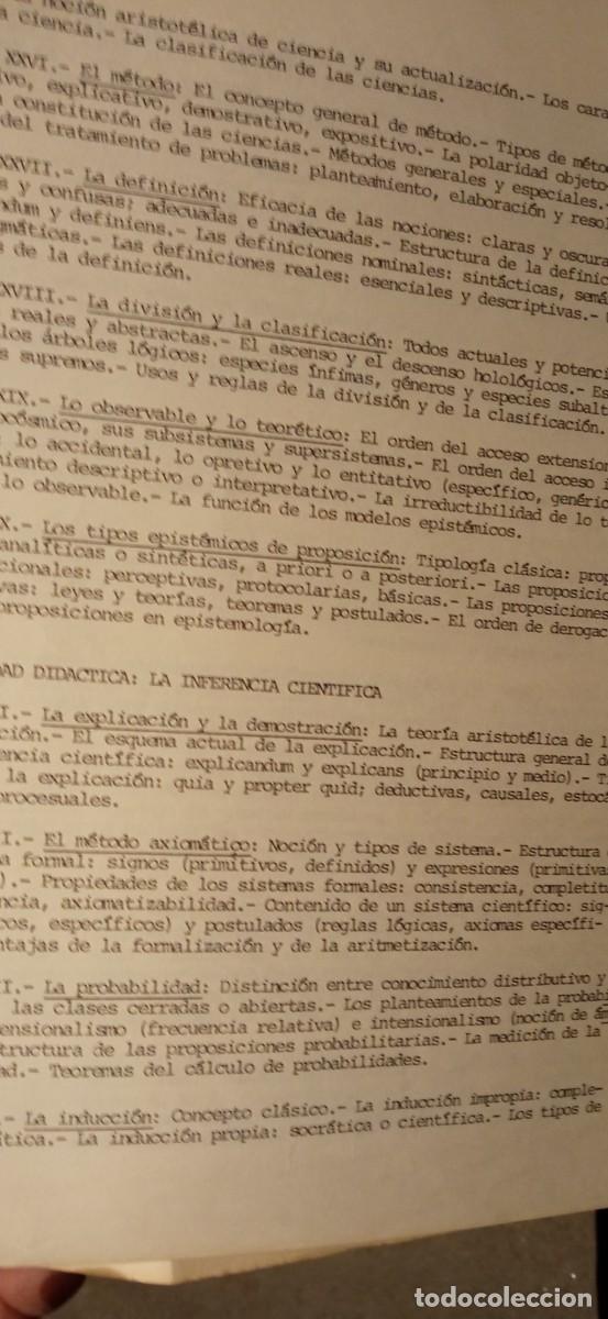 Libros de segunda mano: Uned, L&oacute;gica e Introducci&oacute;n a las ciencias de la educaci&oacute;n, - Foto 3