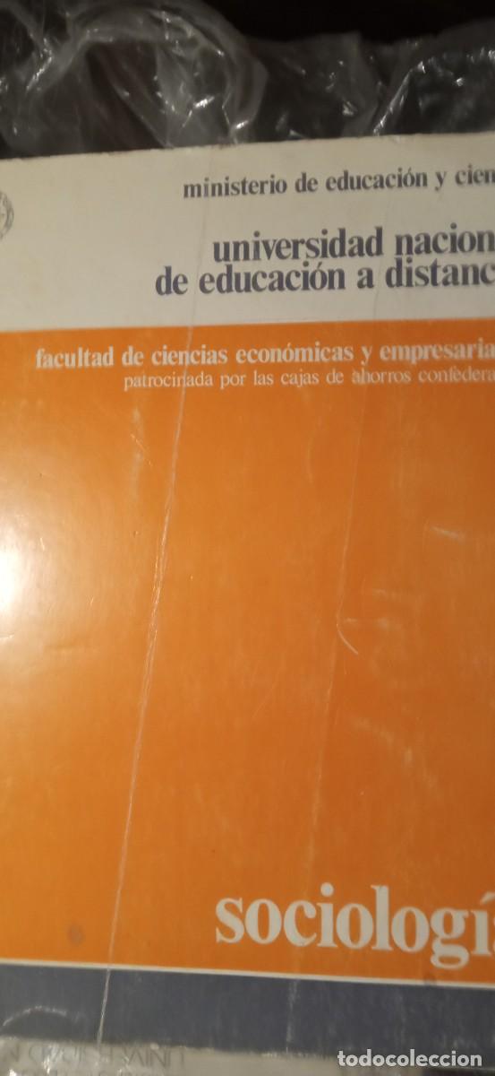 Libros de segunda mano: Uned, Sociolog&iacute;a y Antropolog&iacute;a - Foto 2