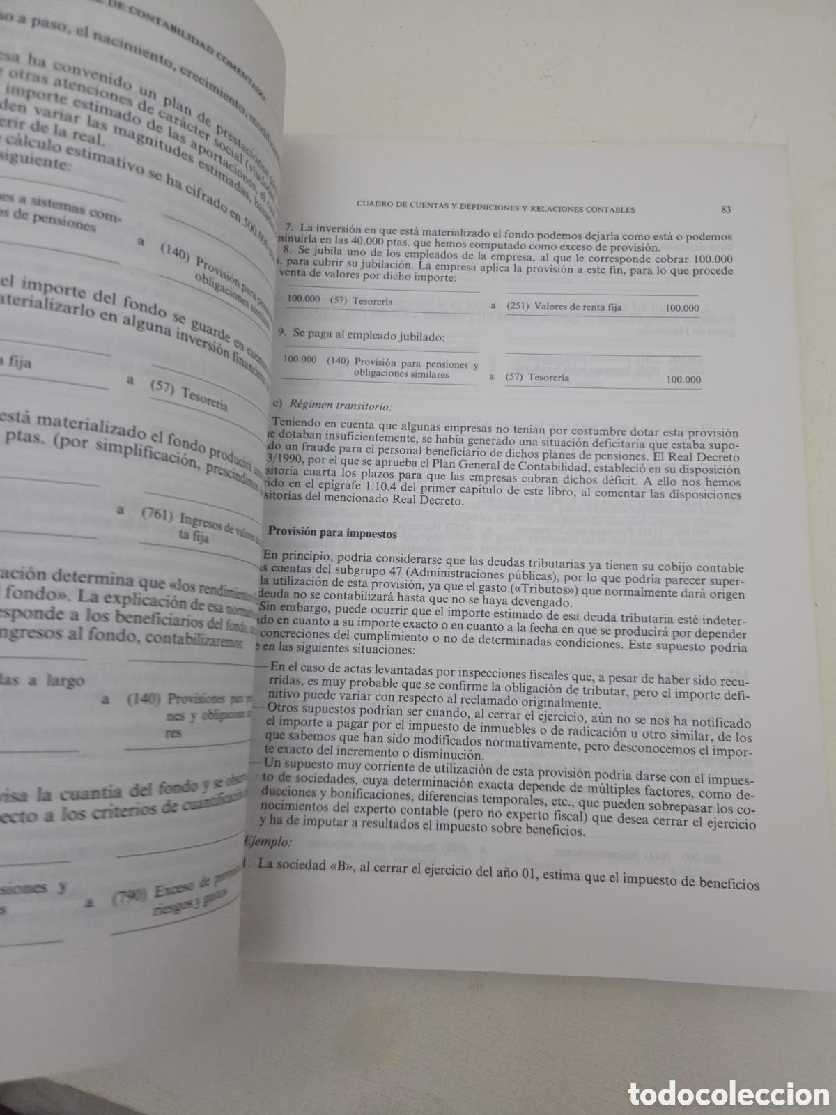 Libros de segunda mano: Plan General de Contabilidad Comentado (4&ordf; Edici&oacute;n - Foto 5