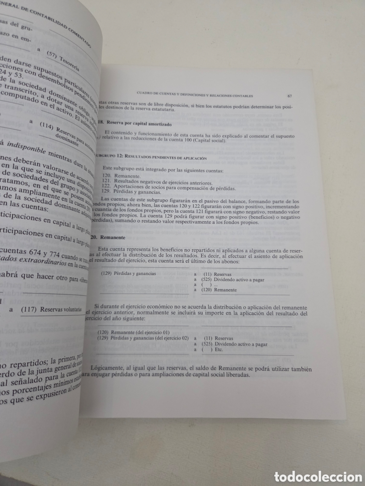 Libros de segunda mano: Plan General de Contabilidad Comentado (4&ordf; Edici&oacute;n - Foto 6