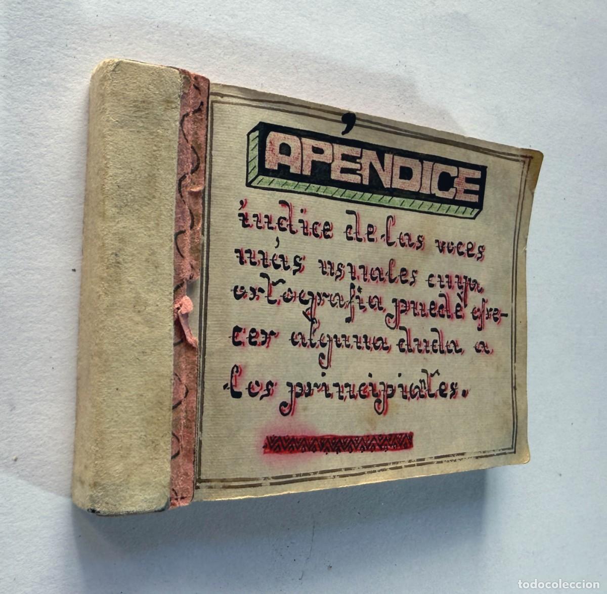 Libros de segunda mano: LIBRITO REGLAS ORTOGRAF&Iacute;A / MANUSCRITO ALUMNO ESCUELA / AG&Uuml;ERO A&Ntilde;OS 40/50 / HUESCA