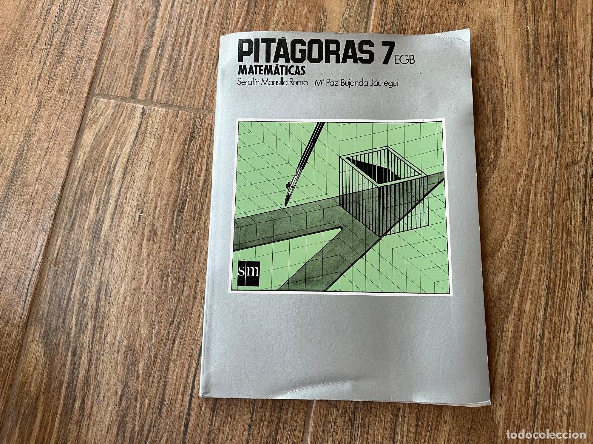 Libri di seconda mano: LIBRO DE TEXTO MATEMATICAS 7 EGB PITAGORAS SM