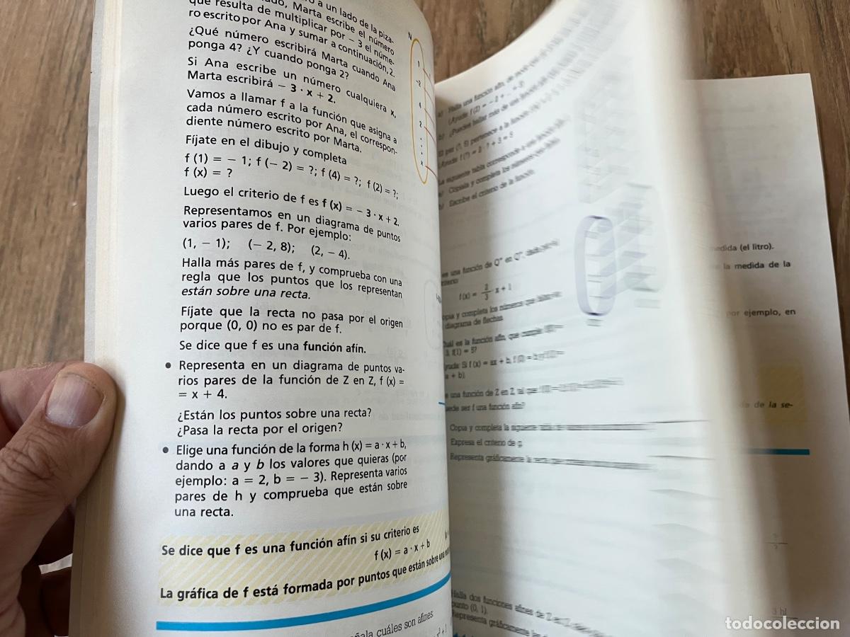 Libros de segunda mano: LIBRO DE TEXTO MATEMATICAS 7 EGB PITAGORAS SM - Foto 11