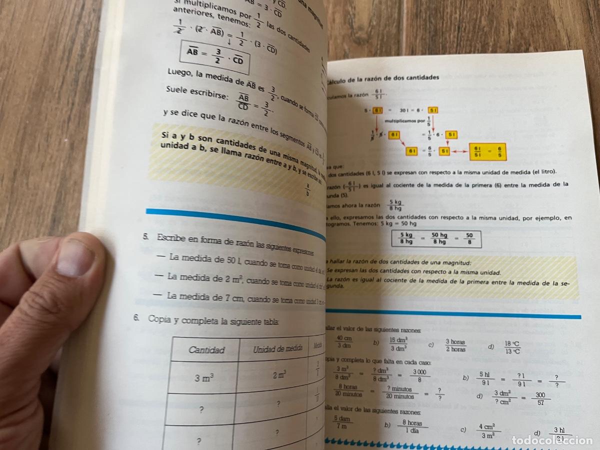 Libros de segunda mano: LIBRO DE TEXTO MATEMATICAS 7 EGB PITAGORAS SM - Foto 12