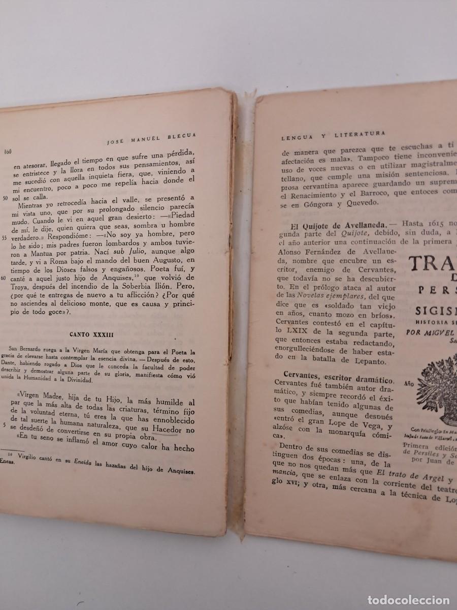 Libros de segunda mano: Lote 4 libros Bachillerato a&ntilde;os 50 con programas - Foto 10