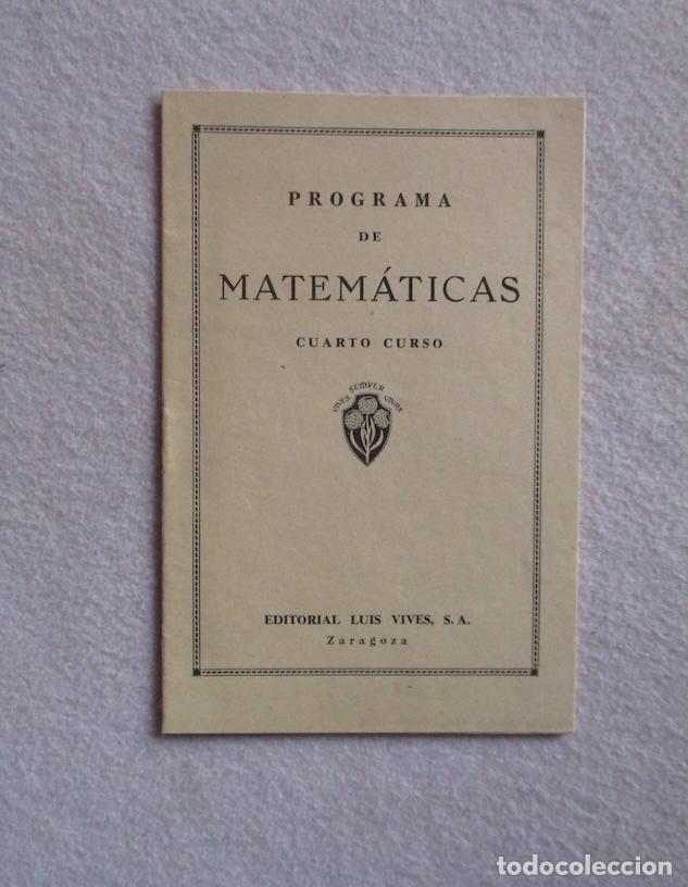 Libros de segunda mano: MATEMATICAS - CUARTO CURSO - Foto 7