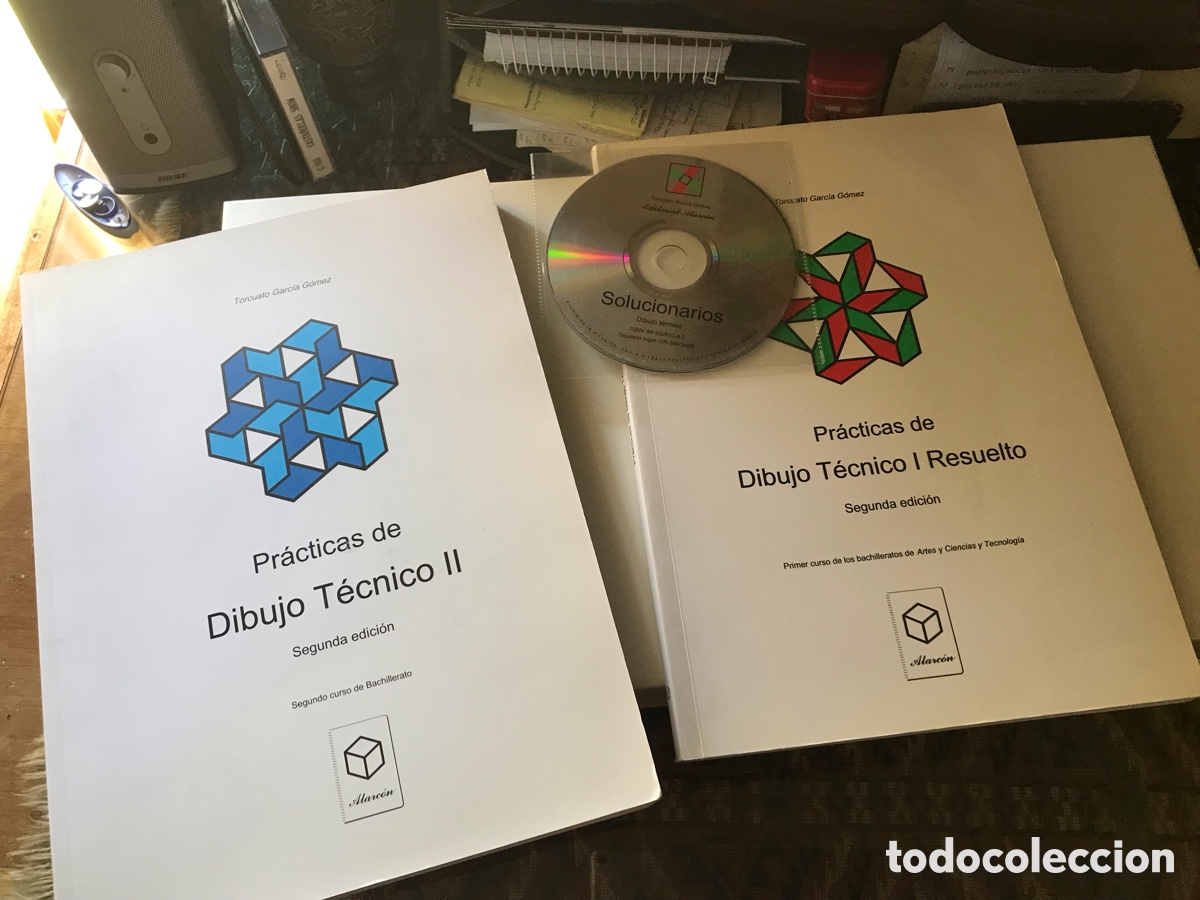 Livros em segunda m&atilde;o: Pr&aacute;cticas de dibujo t&eacute;cnico I y II. Torcuato Garc&iacute;a G&oacute;mez . Alarc&oacute;n