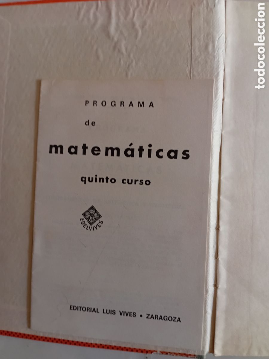 Libros de segunda mano: MATEMATICAS 5 CURSO. 1970 - Foto 2