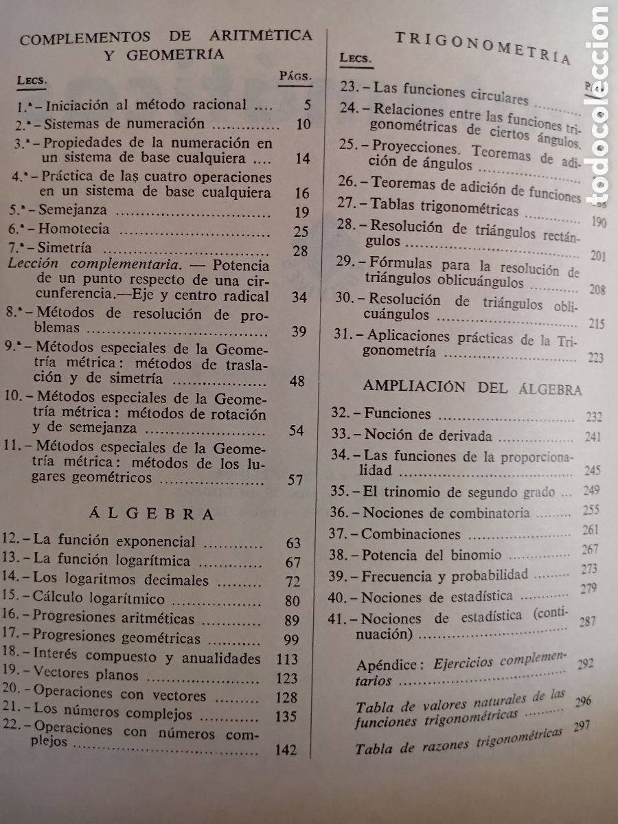 Libros de segunda mano: MATEMATICAS 5 CURSO. 1970 - Foto 3