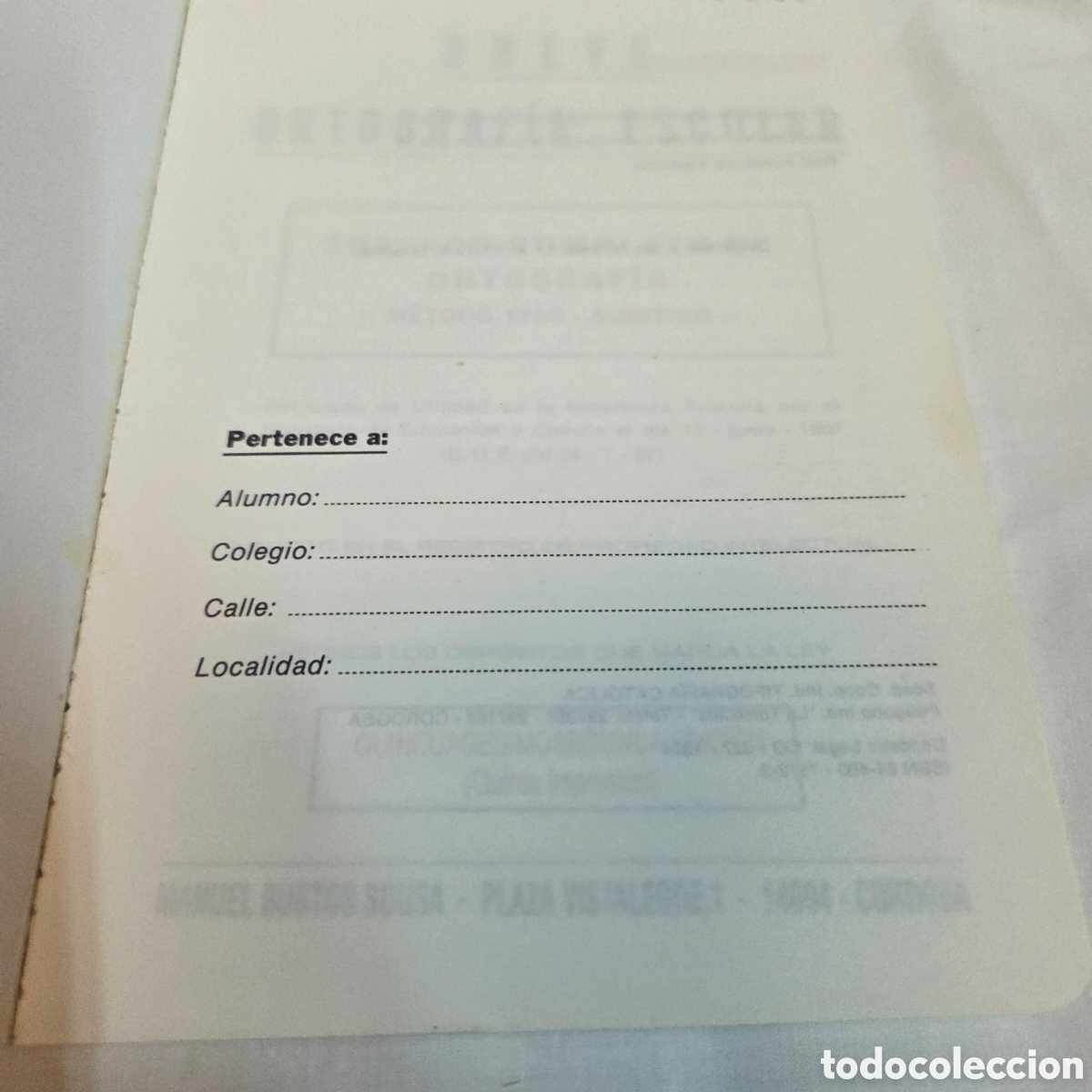 Libros de segunda mano: BREVE ORTOGRAF&Iacute;A ESCOLAR (MANUEL BUSTOS SOUSA) 1974 - Foto 2