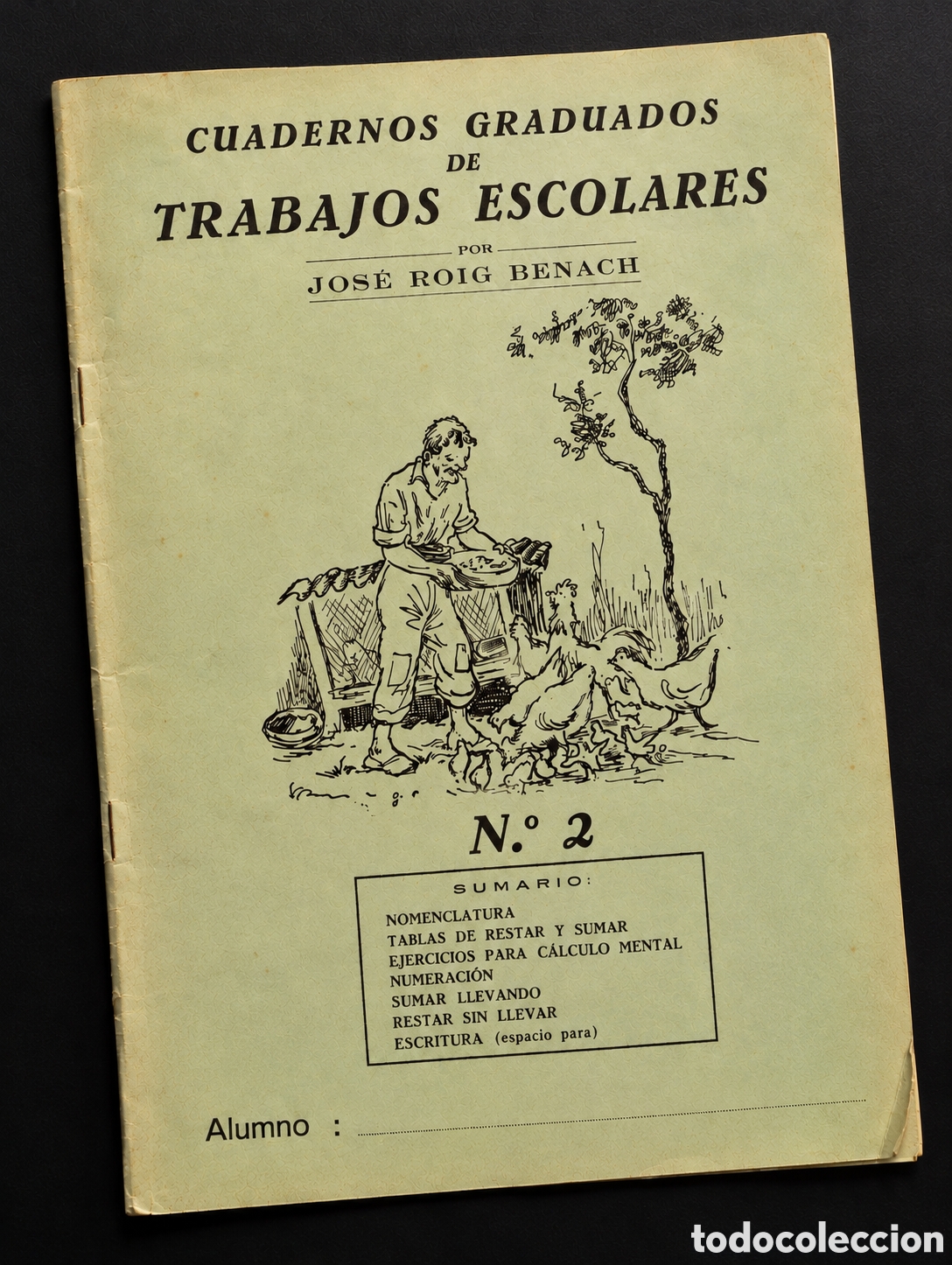 Libros de segunda mano: Cuadernos graduados de Trabajos escolares N&ordm; 2 - Jos&eacute; Roig Benach - La Antigua Alcoy