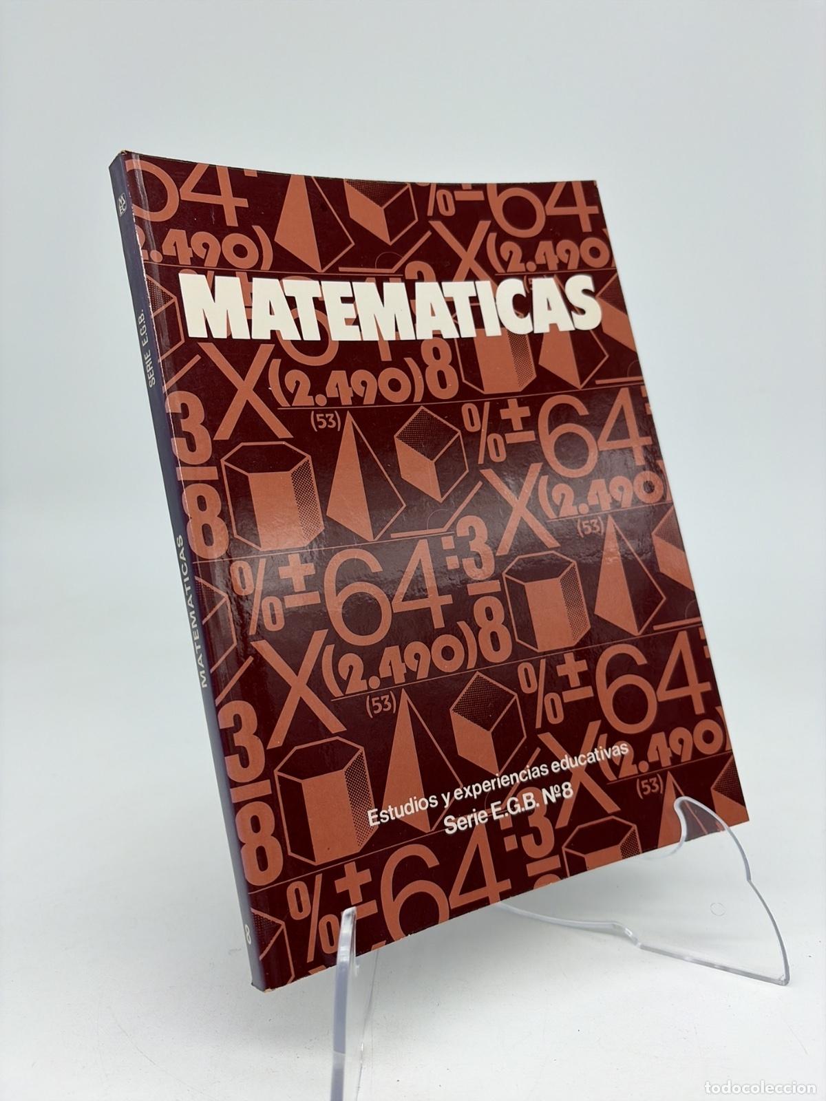 Libros de segunda mano: Matem&aacute;tica&hellip; | Espa&ntilde;a. Ministerio de Educaci&oacute;n y Ciencia. Subdirecci&oacute;n General de Orientaci&oacute;n Educati