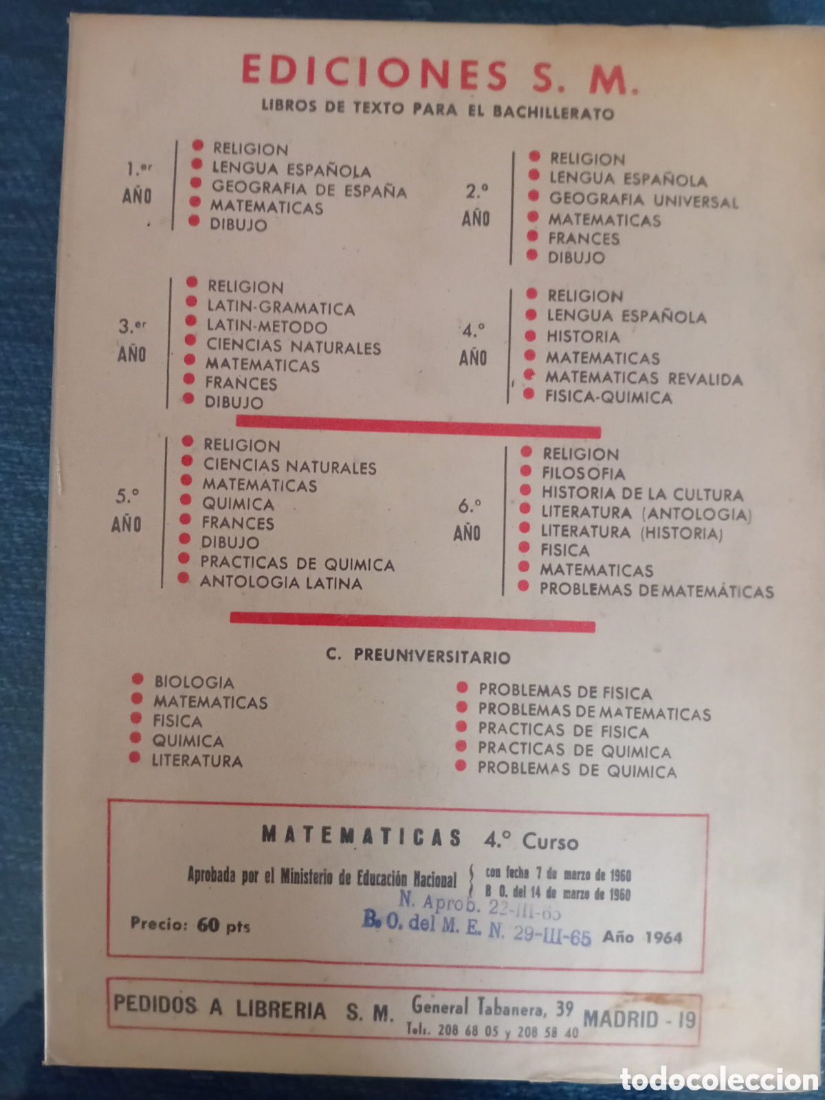 Libros de segunda mano: MATEM&Aacute;TICAS 4&ordm; EDICIONES SM. EXCELENTE ESTADO DE CONSERVACION - Foto 5
