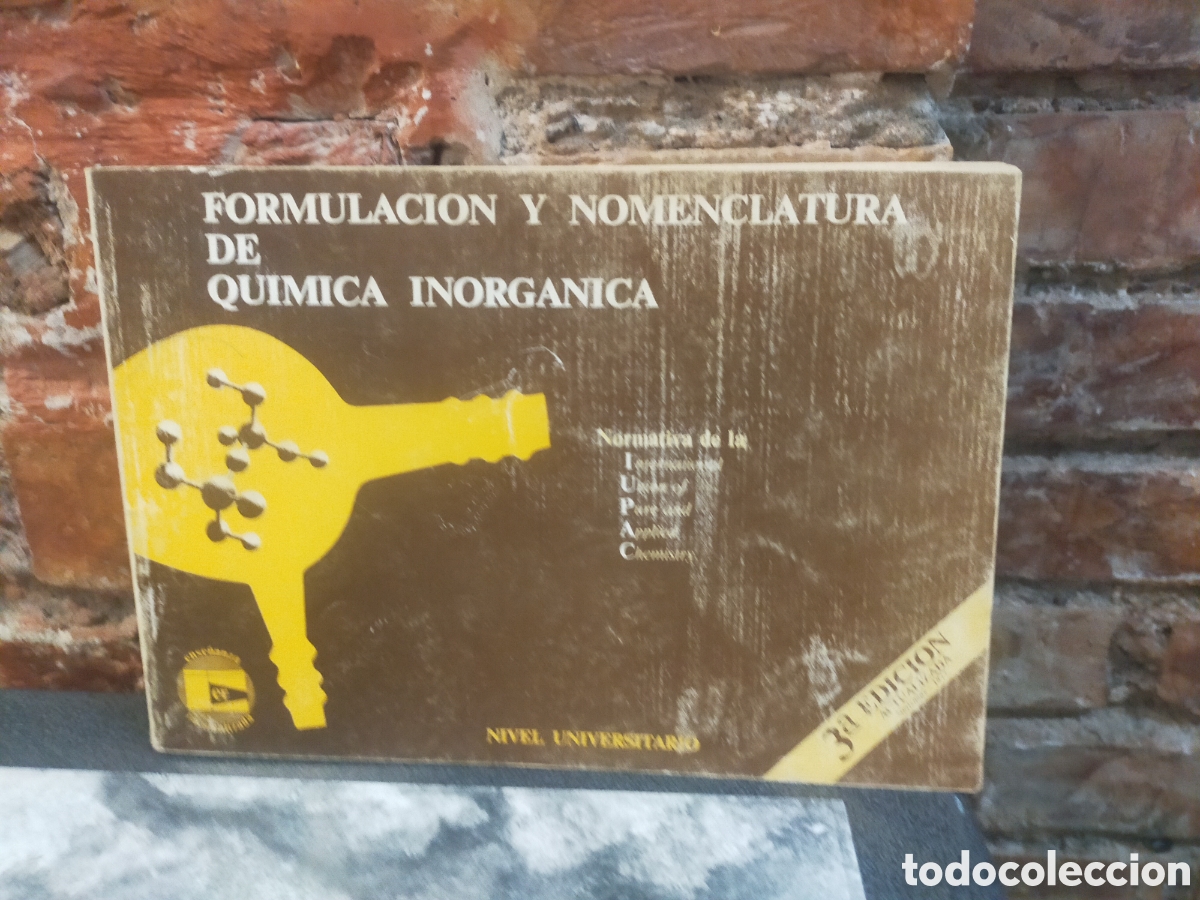 Libros de segunda mano: Libro, Formulaci&oacute;n y nomenclatura de qu&iacute;mica inorg&aacute;nica