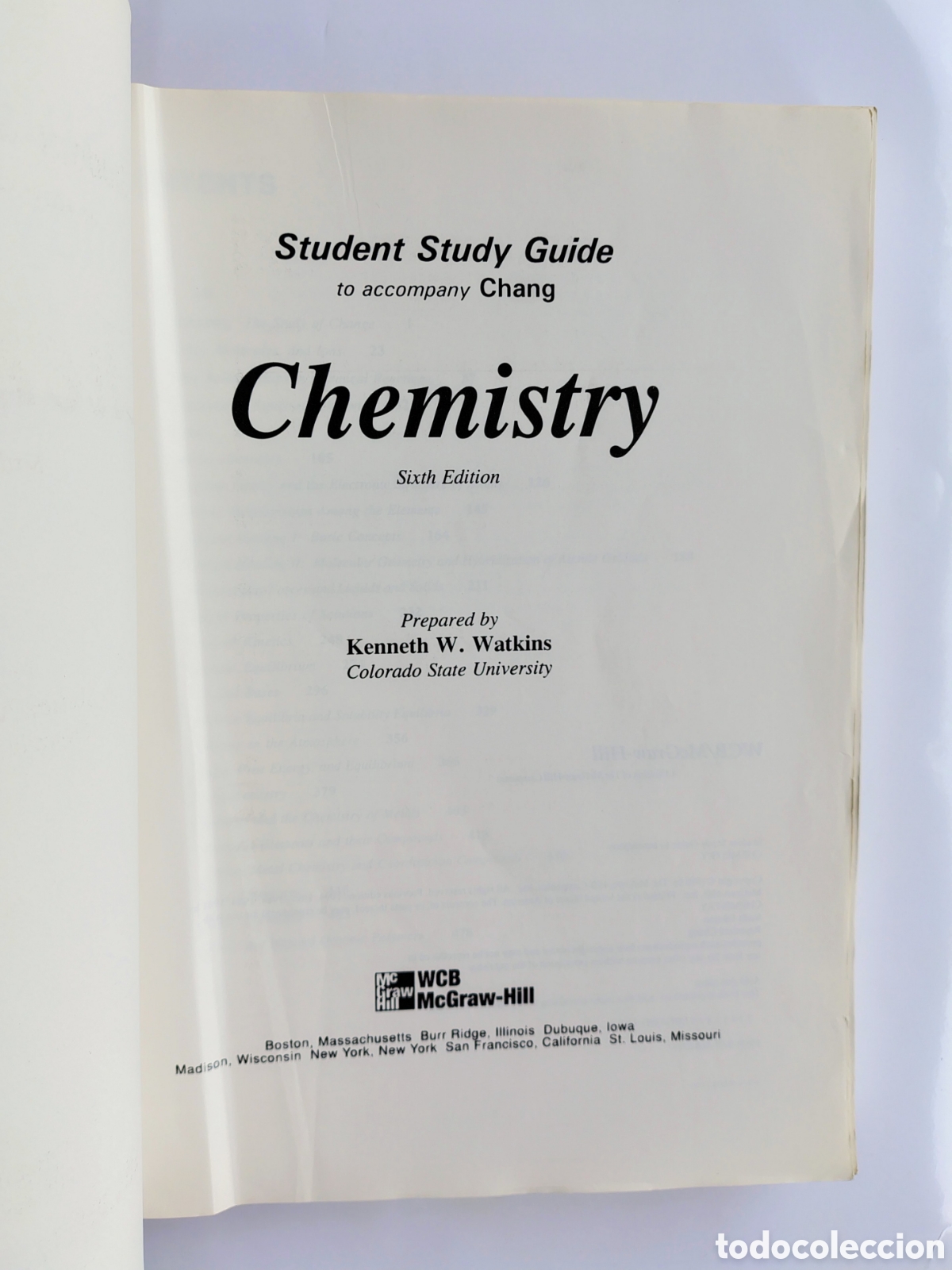 Libros de segunda mano: Chemistry Study Guide &ndash; 6th Edition &ndash; Kenneth W. Watkins &ndash; McGraw-Hill - Foto 2
