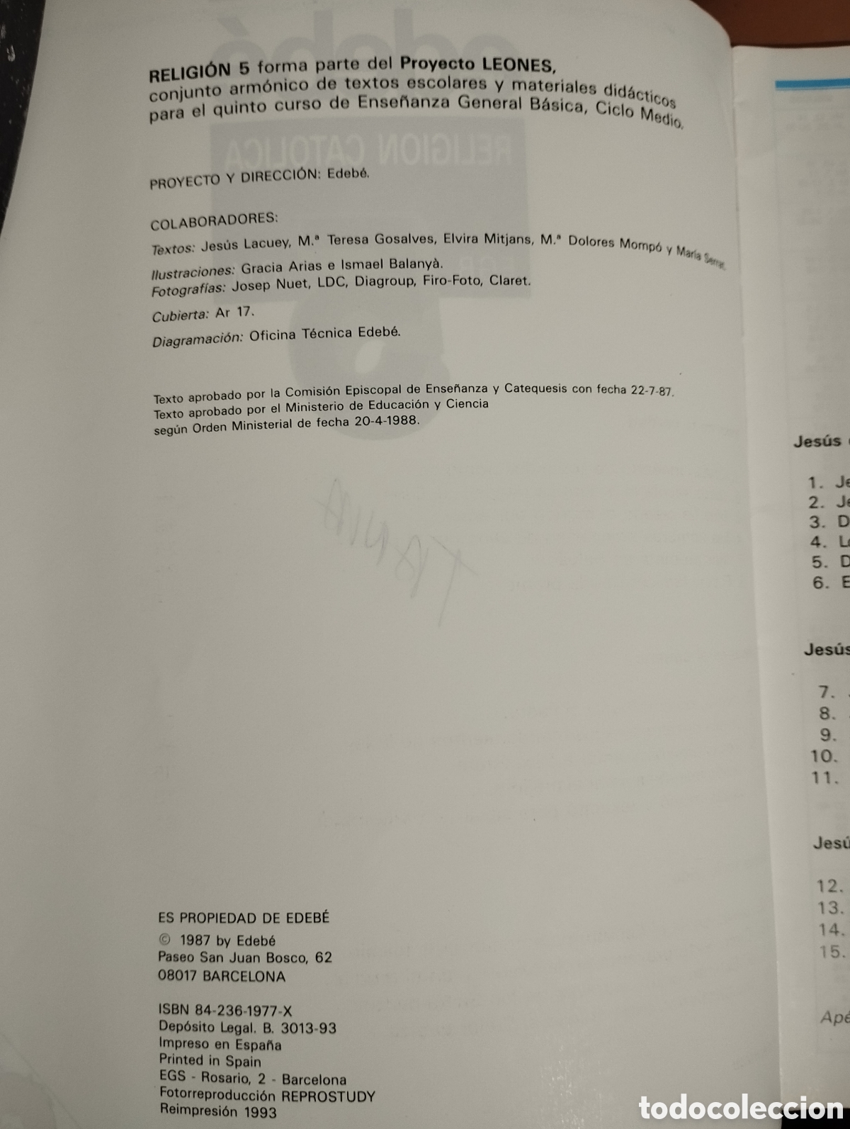 Libros de segunda mano: Libro de texto de 1976 de 1&deg; de E.G.B. lengua espa&ntilde;ola - Foto 3