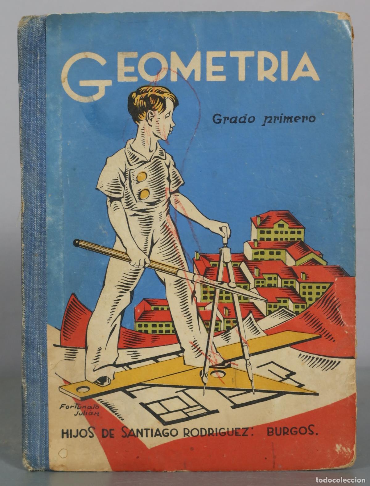 Libros de segunda mano: Geometria - Grado primero - Hijos de Santiago Rodriguez