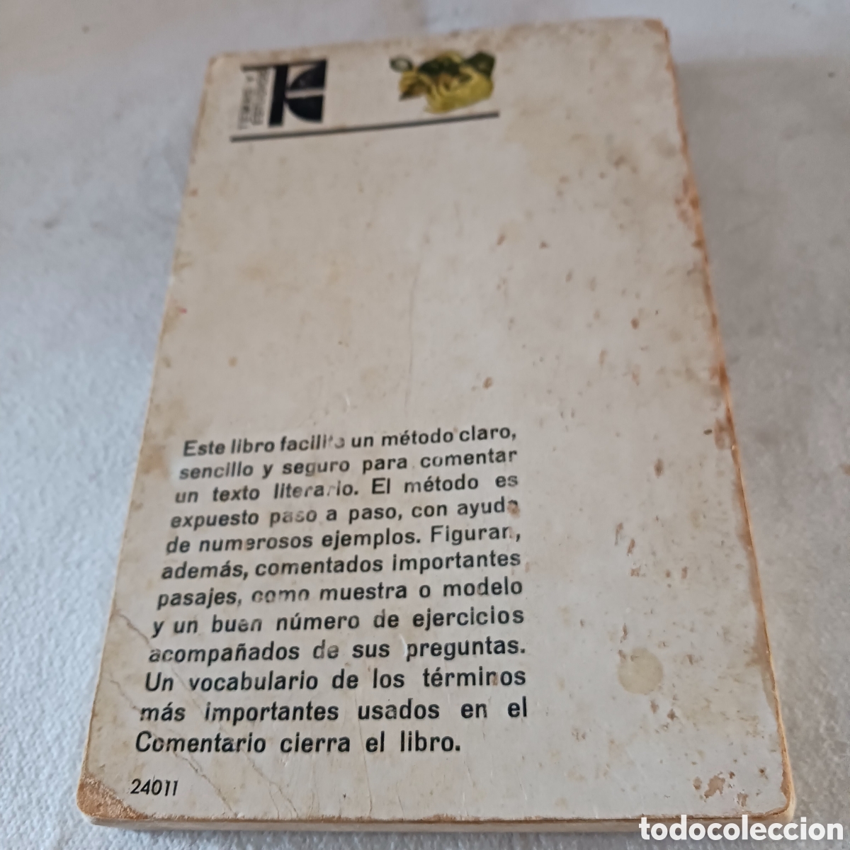 Libros de segunda mano: Como se comenta un texto literario de E Correa y E.Lazaro - Foto 3