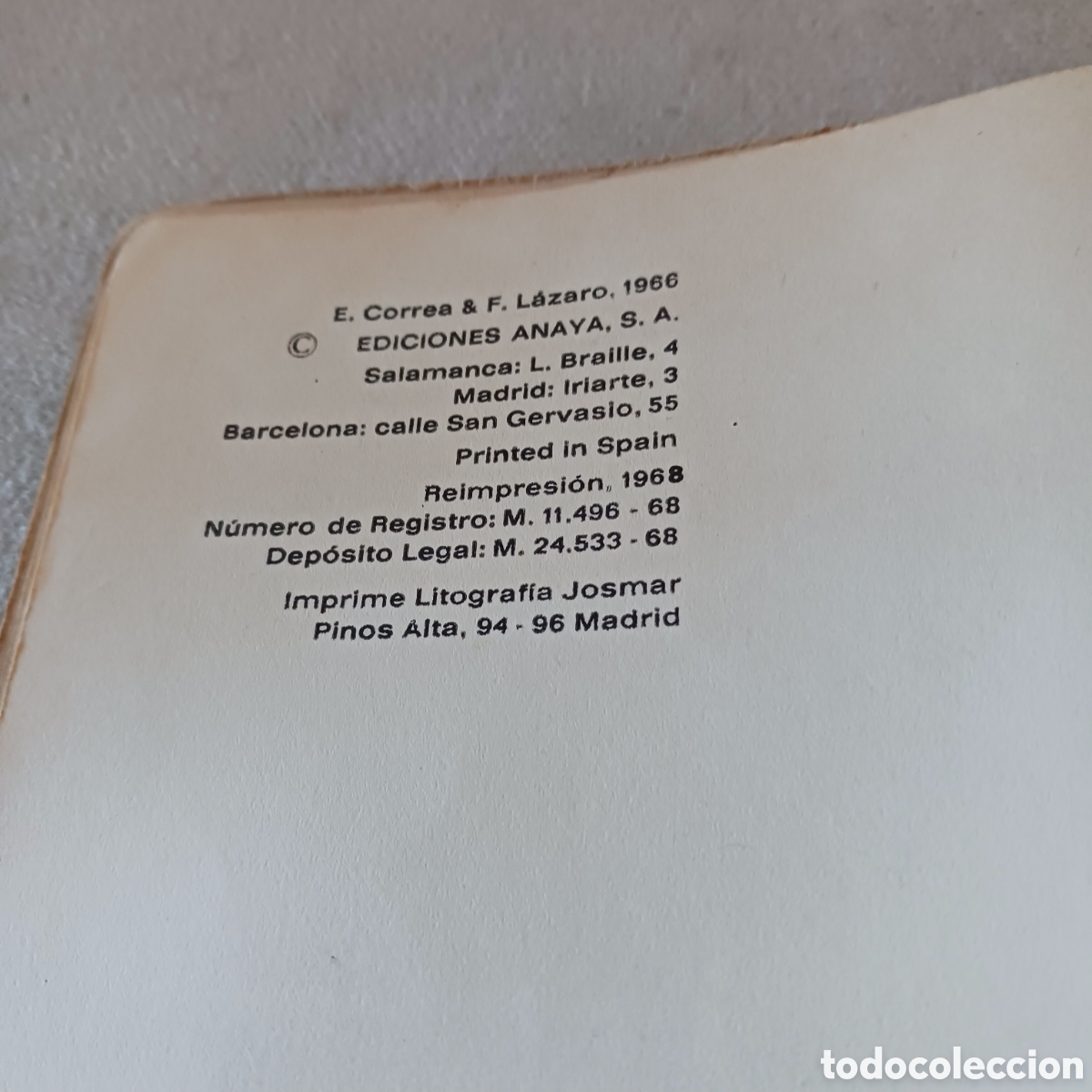 Libros de segunda mano: Como se comenta un texto literario de E Correa y E.Lazaro - Foto 5