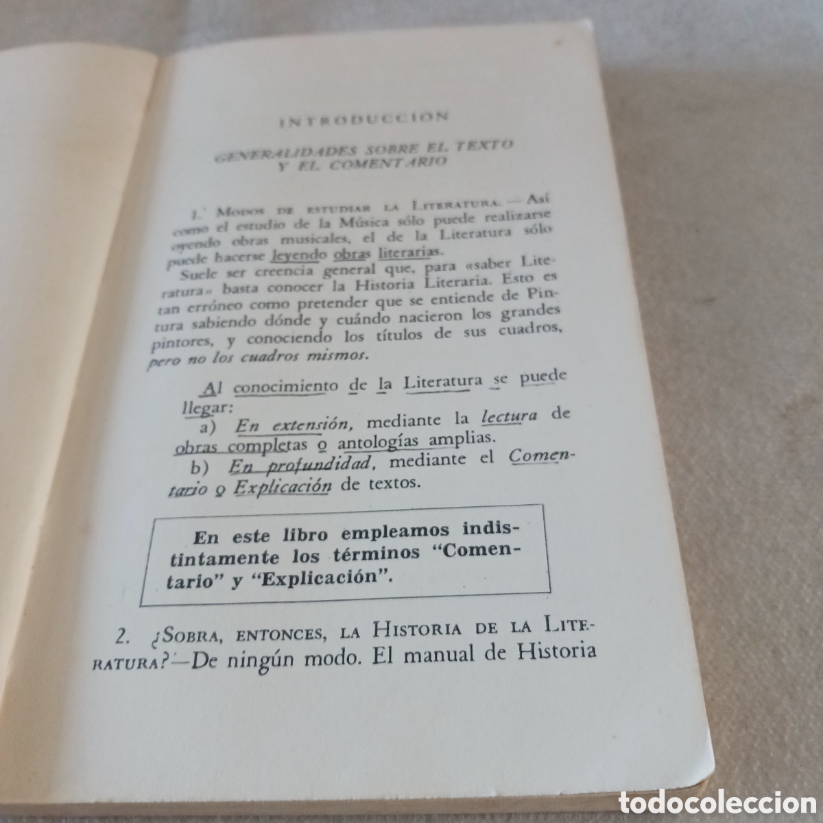 Libros de segunda mano: Como se comenta un texto literario de E Correa y E.Lazaro - Foto 9