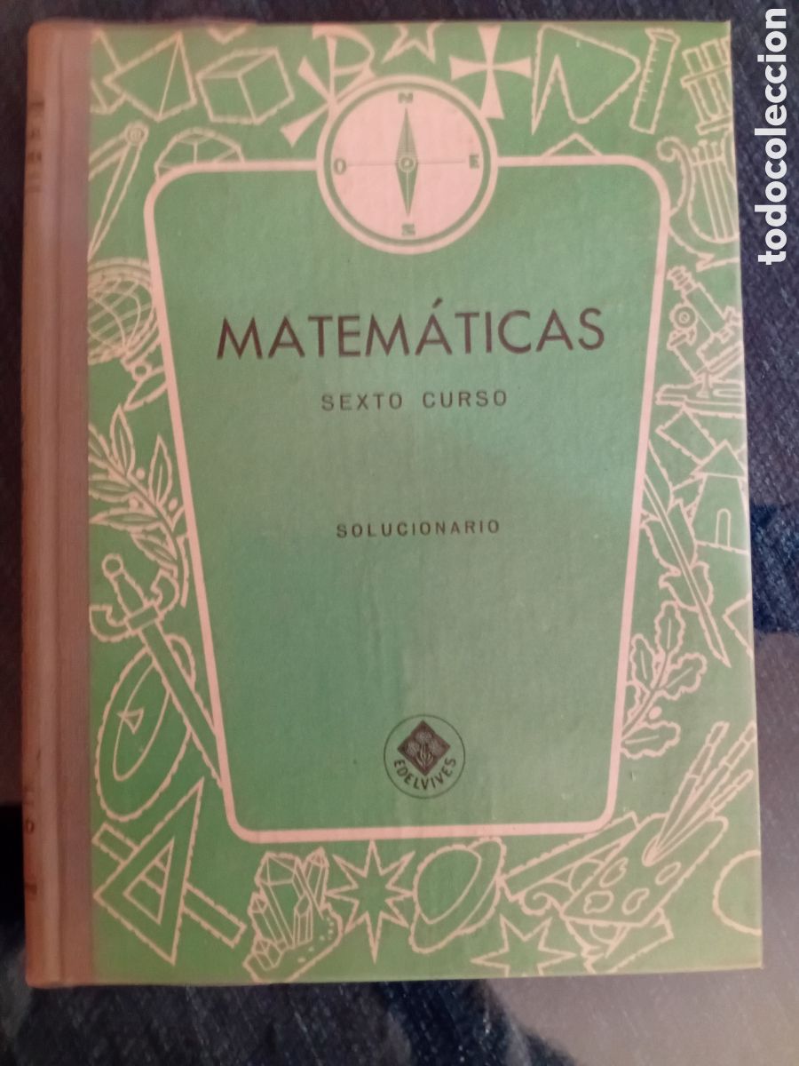 Libros de segunda mano: EDELVIVES. Matem&aacute;ticas. Sexto Curso. 1967. Impecable