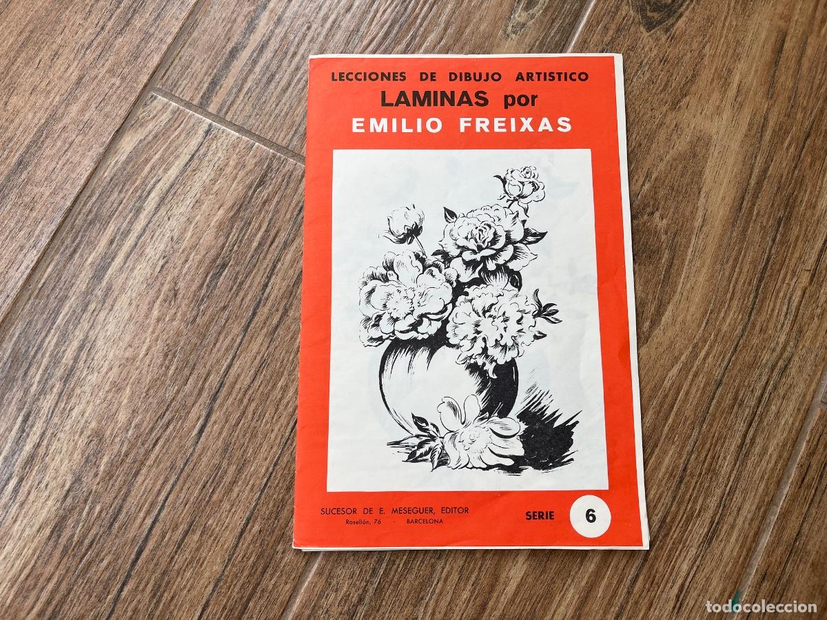 Libros de segunda mano: LECCIONES DE DIBUJO ARTISTICO. LAMINAS POR EMILIO FREIXAS. N&ordm; 6. SUCESOR MESEGUER 12 l&aacute;minas