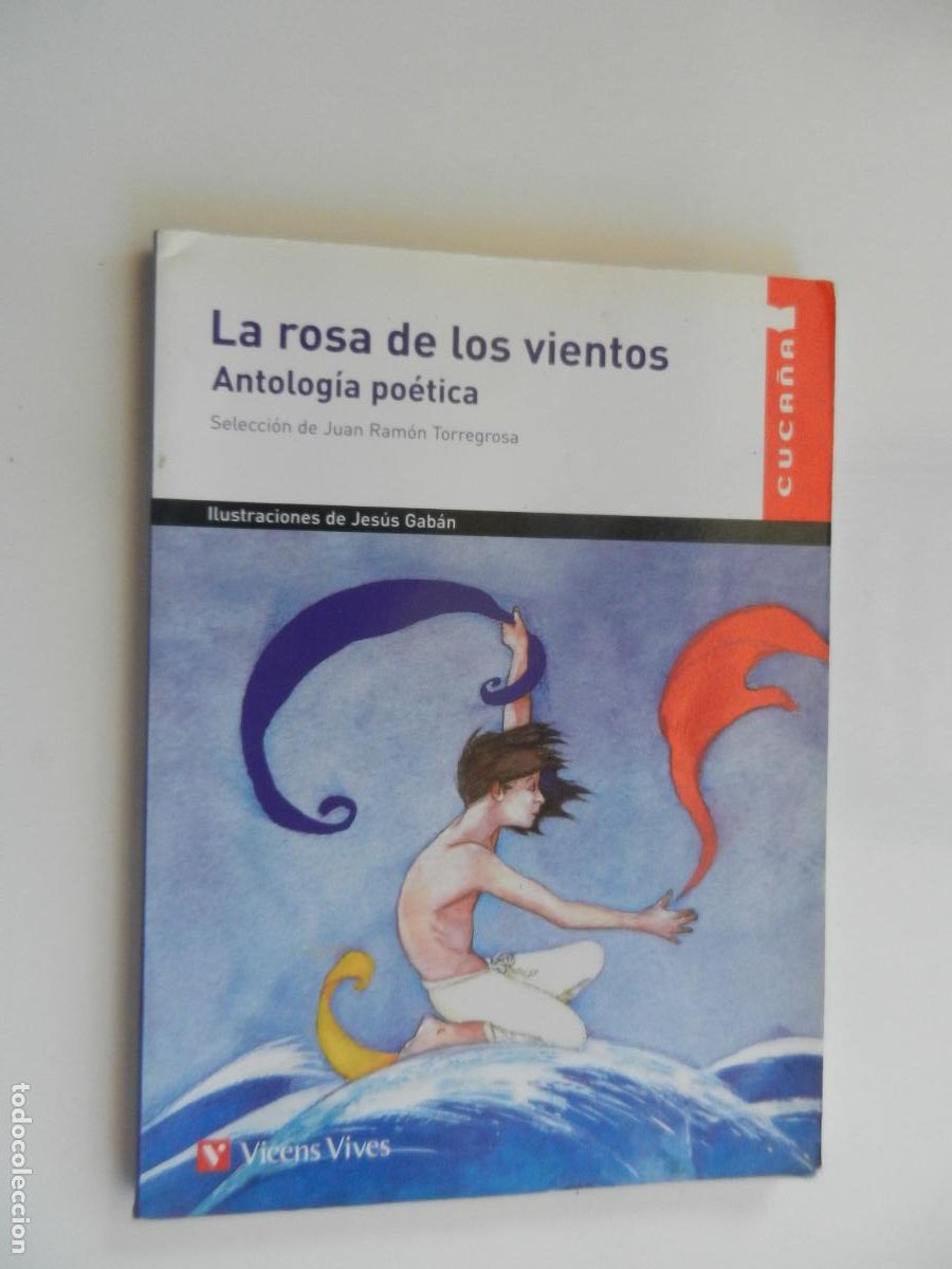 Libros de segunda mano: LA ROSA DE LOS VIENTOS -ANTOLOGIA POETICA - VICENS VIVES - CUCA&Ntilde;A - J R TORREGROSA