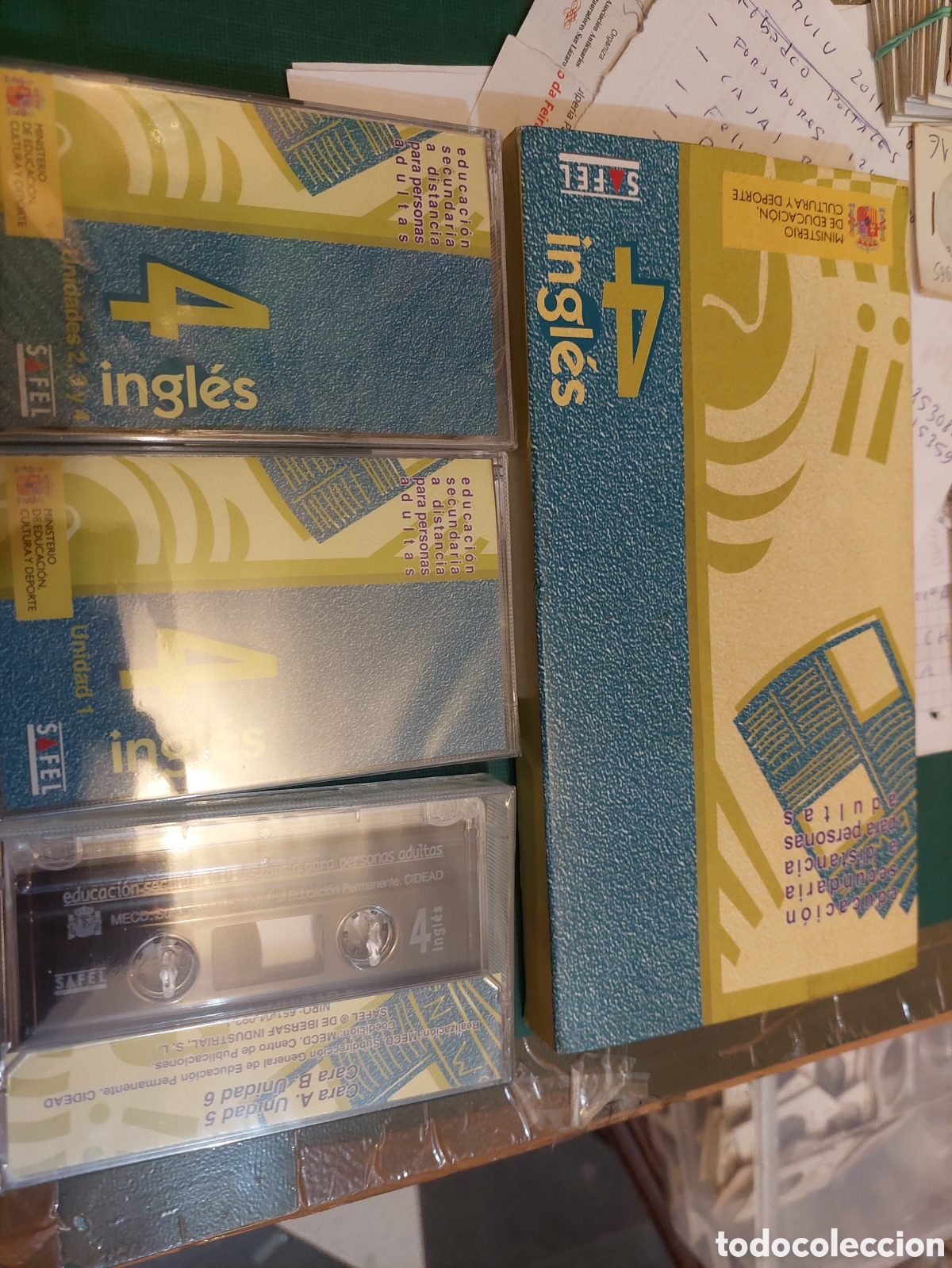 Libros de segunda mano: INGL&Eacute;S CINTAS CASSETE 4 MINISTERIO EDUCACION CULTURA Y DEPORTES SAFEL