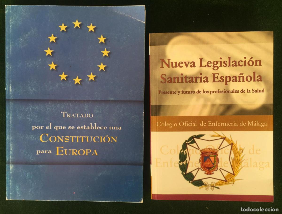 Libros de segunda mano: Lote Derecho y Sanidad: Constituci&oacute;n Europea + Legislaci&oacute;n Sanitaria