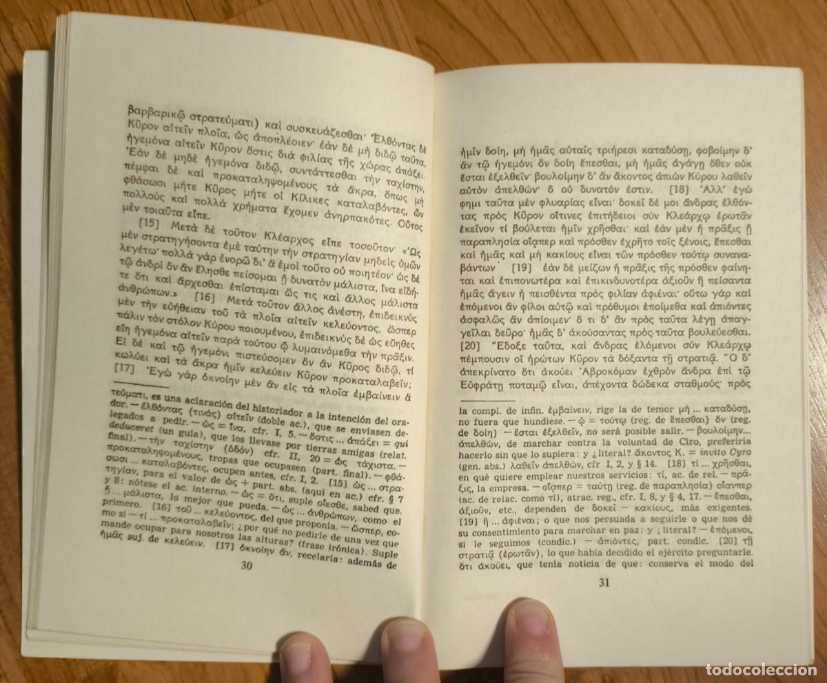 Libros de segunda mano: Libro An&aacute;basis (Libro I) - Jenofonte (Editorial Gredos) - Foto 4