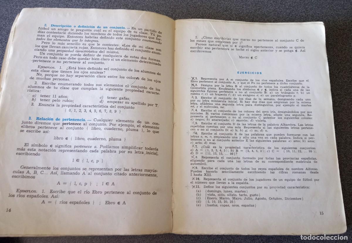 Libros de segunda mano: Matem&aacute;tica Moderna 1&ordm; S.M. - Foto 8