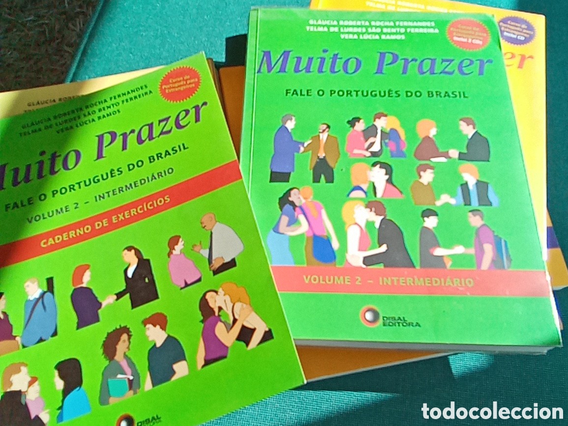 Libros de segunda mano: Libro de texto Muito Prazer Fale o Portugu&ecirc;s do Brasil Intermedi&aacute;rio