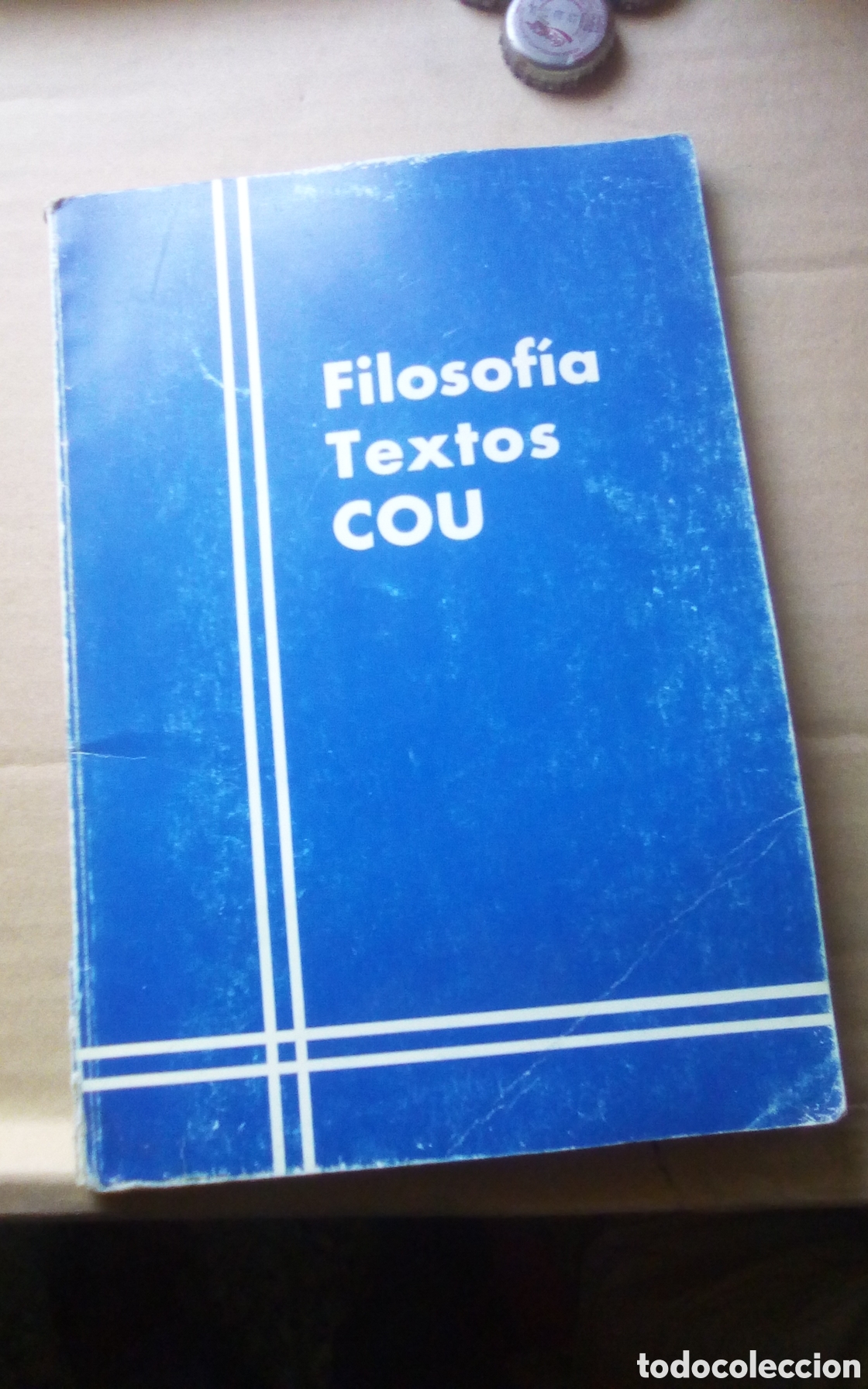 Libros de segunda mano: Filosof&iacute;a. Textos COU. 1990. Tapa blanda con 118 p&aacute;ginas. Contiene apuntes a l&aacute;piz del alumno.