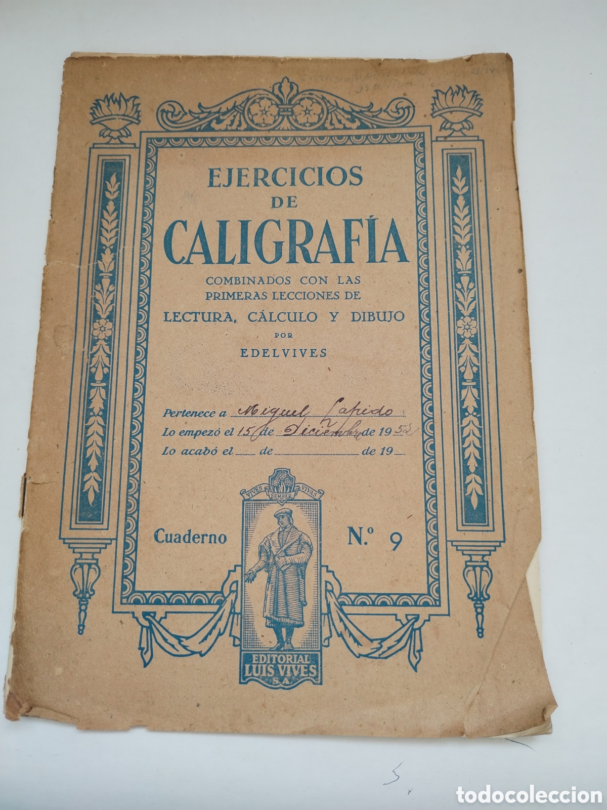 Libros de segunda mano: EJERCICIOS DE CALIGRAF&Iacute;A/EDELVIVES