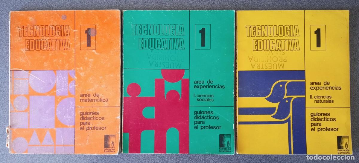 Libros de segunda mano: Lote libros Tecnolog&iacute;a Educativa