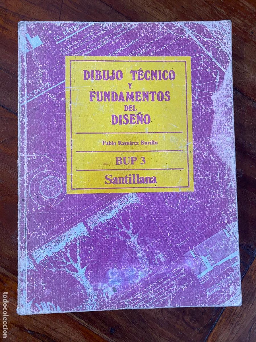 Libros de segunda mano: DIBUJO TECNICO Y FUNDAMENTOS DEL DISE&Ntilde;O, BUP 3 - PABLO RAMIREZ BURILLO