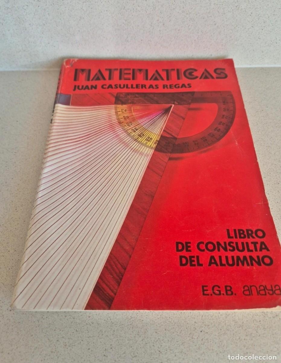Libros de segunda mano: Libro &rdquo;Matematicas&rdquo; libro consulta del alumno