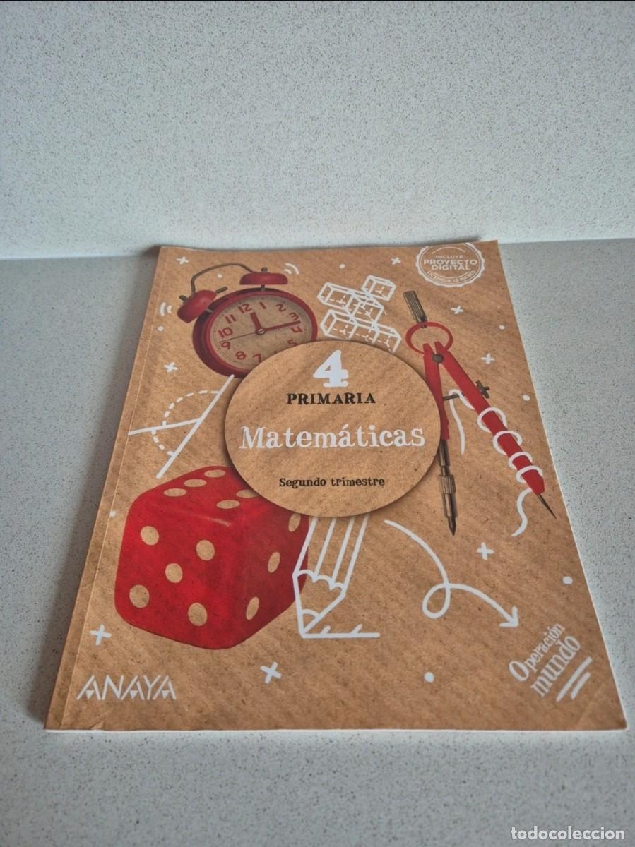 Libros de segunda mano: Libro &rdquo;Matematicas&rdquo; 4&deg;Primaria - Foto 1