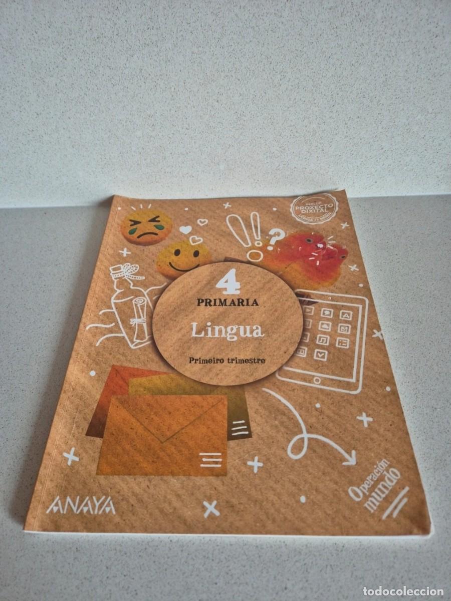 Libros de segunda mano: Libro &rdquo;Lingua&rdquo; 4&deg;Primaria